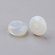 Synthetische Opalit europäischen Perlen G-G740-14x8mm-20-2