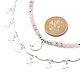 2Pcs 2 Style Alloy Moon & Star Charm Necklaces Set NJEW-JN04065-5