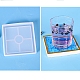 Moules en silicone de dessous de verre carré bricolage DIY-P010-29-1