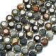 Натуральный орлиный глаз бусы&nbsp;G-C116-A153-01-2