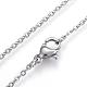 Ring and Star 304 Stainless Steel Pendant Necklaces NJEW-H438-06D-4