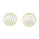 Perlas de acrílico chapadas en arco iris iridiscentes OACR-N010-068-3