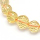 Faceted Round Gemstone Graduated Beaded Necklaces NJEW-I066-01-S-2