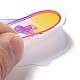 50 stücke eislaufen mädchen thema cartoon skating thema laser papier aufkleber etikettensatz DIY-G077-04-4