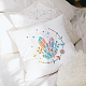 Mayjoydiy pochoirs de phase de lune modèles d'étoile de croissant de lune pochoirs 15.7 × 23.6 pouces cristal lune serpent fleur oeil champignon soleil motif de fleur de lotus pour l'artisanat meubles muraux décoration de la maison DIY-WH0427-0005-4
