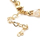 Bracelet double couche de lapis-lazuli naturel et de perles de nacre BJEW-TA00025-05-5