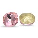 Faceted Square Glass Pointed Back Rhinestone Cabochons RGLA-A003-10x10mm-S26-2