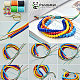 18 colors Waxed Cotton Thread Cords YC-PH0002-15-8