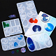 Kits de moldes de silicona diy con tema oceánico de olycraft DIY-OC0002-93-6