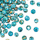 Olycraft 3 brins brins de perles synthétiques turquoises G-OC0002-63-1