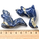 Figuras de ardilla curativas talladas con piedras preciosas naturales y sintéticas DJEW-D012-01I-4