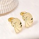 Латунь серьги EJEW-B118-05G-2