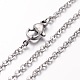 304 Stainless Steel Necklace Making MAK-K004-14P-2