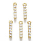 Brass Micro Pave Cubic Zirconia Charms X-KK-T060-05-I-G-NF-1