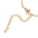 Brass Cable Chain Bracelet Makings AJEW-JB00931-3