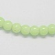 Painted Glass Round Beads Strands X-DGLA-R003-12mm-12-2