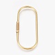 Unisex Pure Handmade Brass Key Rings KEYC-WH0010-03-1