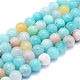Natural Amazonite and Opal Beads Strands G-E561-20-8mm-1