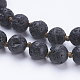 Collane di perline in pietra lavica naturale NJEW-P202-60-A18-2