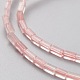Perle di vetro di quarzo ciliegio fili G-C301-10-3