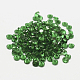 キュービックジルコニア尖ったカボション  多面カットダイヤモンド  春の緑  1mm X-ZIRC-G075-1mm-01-2