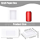 Boîte en carton créative pliable rectangle CON-WH0086-18-2