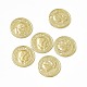 Anhänger mit französischen Münzen aus Messing KK-C007-11G-1