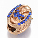 Alloy Rhinestone European Beads ALRI-S172-31-3