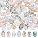 70 pièces 7 couleurs perles de verre&nbsp;GLAA-GA0001-43-1