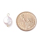 Ciondoli di perle keshi con perle barocche naturali PALLOY-JF01494-01-5