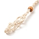Geflochtene Makramee-Beutel-Halskette aus Wachsseil herstellen NJEW-J007-01-2