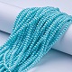 Glass Pearl Beads Strands HY-4D-B12-4