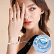 Benecreat 16pcs 4 styles fermoirs de bracelet de montre en laiton écologiques KK-BC0012-70-6