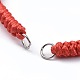 Fabrication de bracelet en cordons de polyester ciré coréen ajustable AJEW-JB00511-04-2