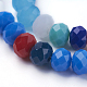 Chapelets de perles en rondelles facettées en verre électrolytique d'imitation jade plaqué lustre nacre EGLA-F020-02-8mm-4