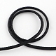 Imitación cables redondos de cuero con cordones de algodón en el interior LC-R008-01-3