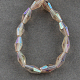 Electroplate Glass Beads Strands EGLA-R020-8x4mm-16-2