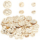 Amuletos de conector de latón pandahall elite 90pcs 3 estilos KK-PH0005-80-1