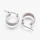 201 Stainless Steel Hoop Earrings BJEW-N0039-01P-2