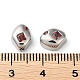 Véritables perles en laiton plaqué platine KK-F862-18P-02-3
