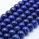 Natural Lapis Lazuli Beads Strands G-P342-01-10mm-AB-1