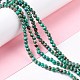 Brins de perles de jaspe impérial naturel et d'opale synthétique assemblés G-K317-A19-01-2