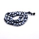Full Hematite Plated Glass Faceted Flat Round Beads Strands EGLA-A033-6mm-FP04-2