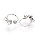 304 Stainless Steel Clip-on Earring Findings STAS-A037B-01P-2