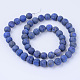 Chapelets de perles en lapis-lazuli naturel X-G-Q462-6mm-19-2