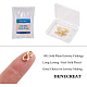 BENECREAT 10 PCS 18K Gold Plated S-Hook Clasps Necklace Clasp Jewelry Findings for DIY Jewelry Making KK-BC0003-76G-4