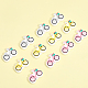 CHGCRAFT 12Pcs 2 colors Silicone Beads SIL-CA0002-52-3