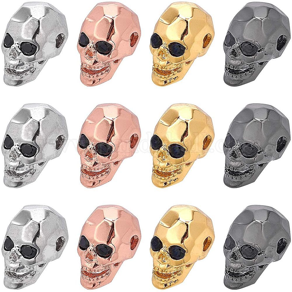 Shop NBEADS 12 Pcs Skull Beads for Jewelry Making PandaHall Selected