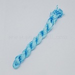 22 filo m gioielli di nylon, cavo di nylon per i braccialetti che fanno, cielo blu profondo, 1mm