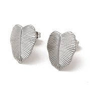 304 Stainless Steel Stud Earrings for Women EJEW-I281-37P
